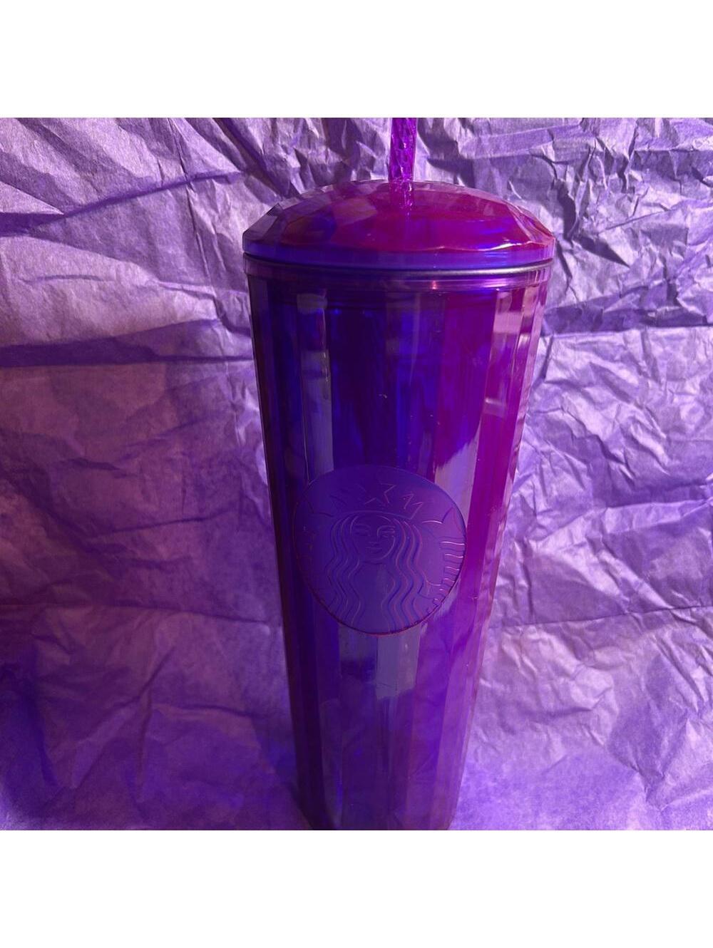 Starbucks Purple Dome Lid Tumbler with Straw 24oz